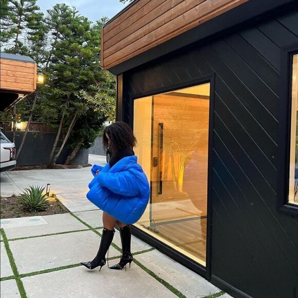 NEW Yeezy x Gap Round Jacket Blue Size L - Picture 7 of 7